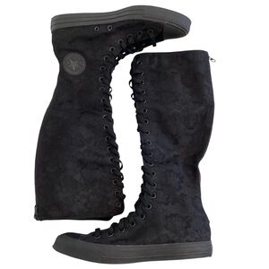 Converse Women’s 11 / Mens 9 NWOT Chuck Taylor All Star Tall Lace Black Sneakers